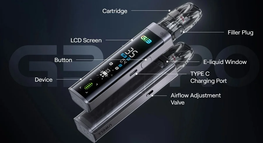 Uwell Caliburn G3 Pro komponenty